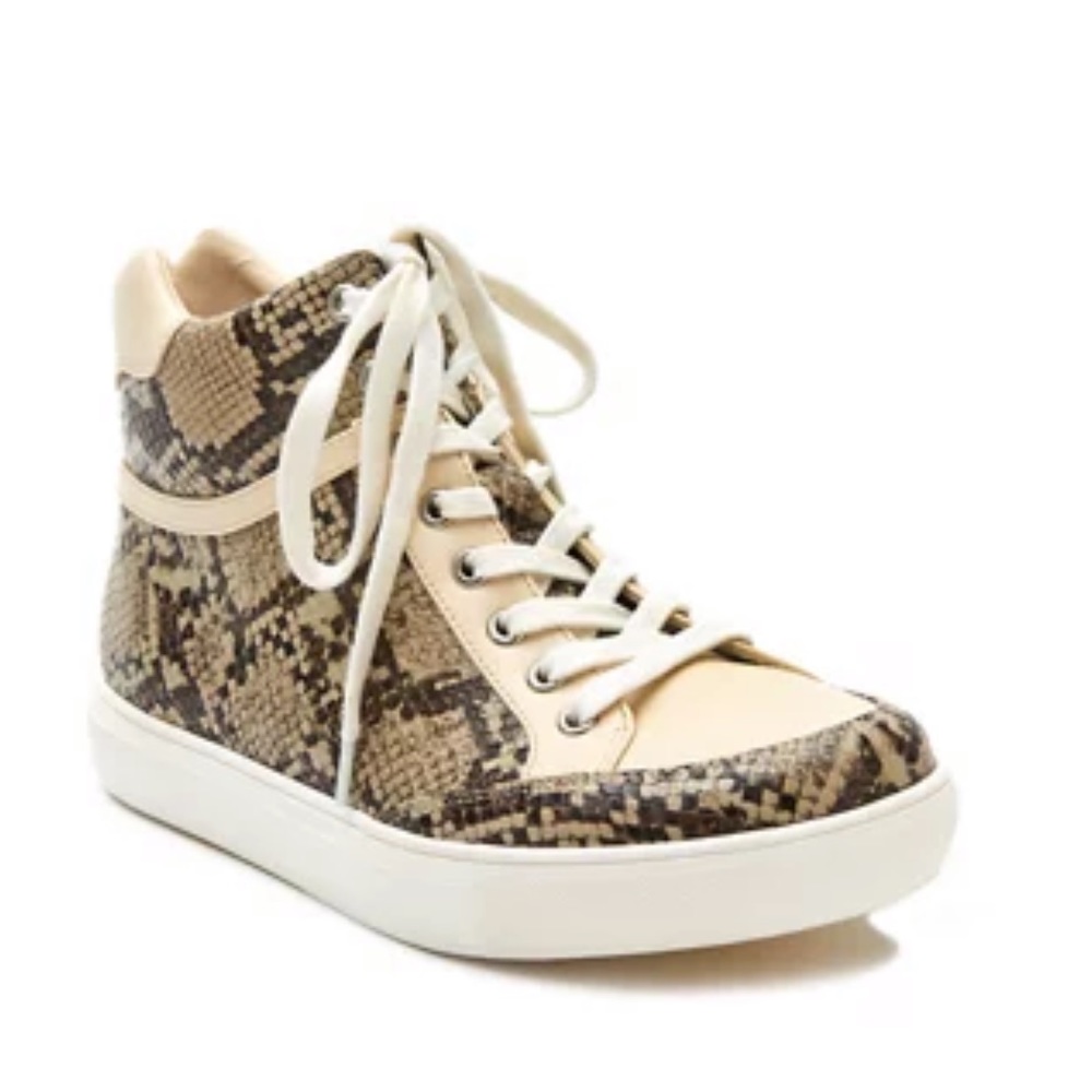 Coconuts by Matisse Pixie Faux Snake Print Sneaker